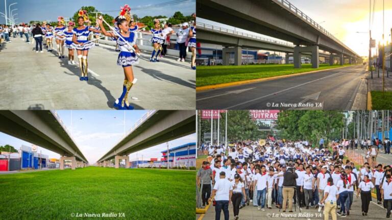 Juventud Heroica entrega a las familias Paso a Desnivel Comandante Julio Buitrago, carretera norte