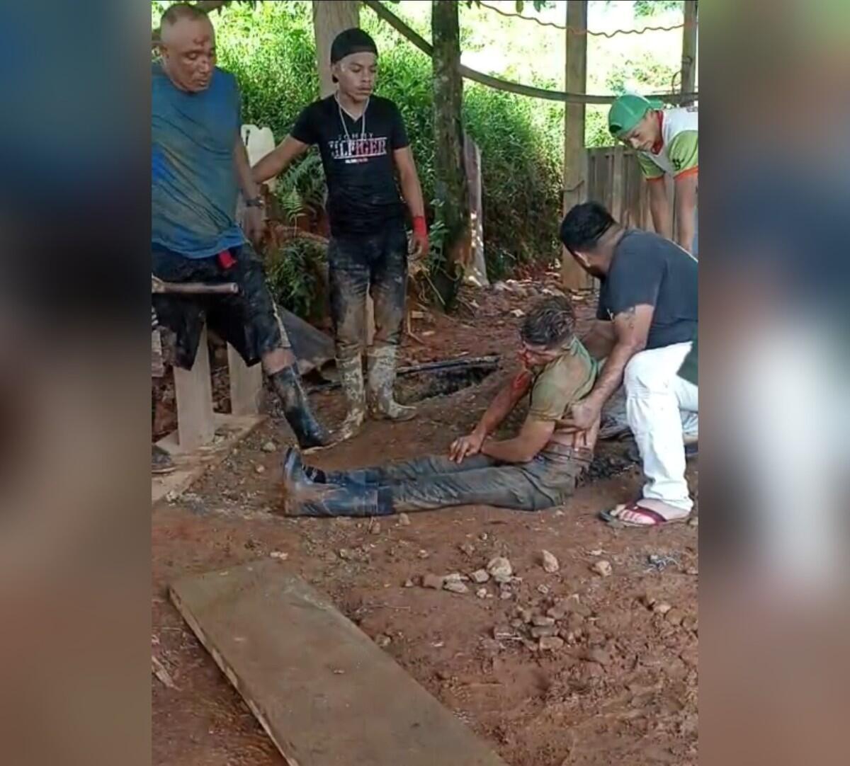 Lázaro Suazo, grave tras caída de 80 pies en una mina artesanal