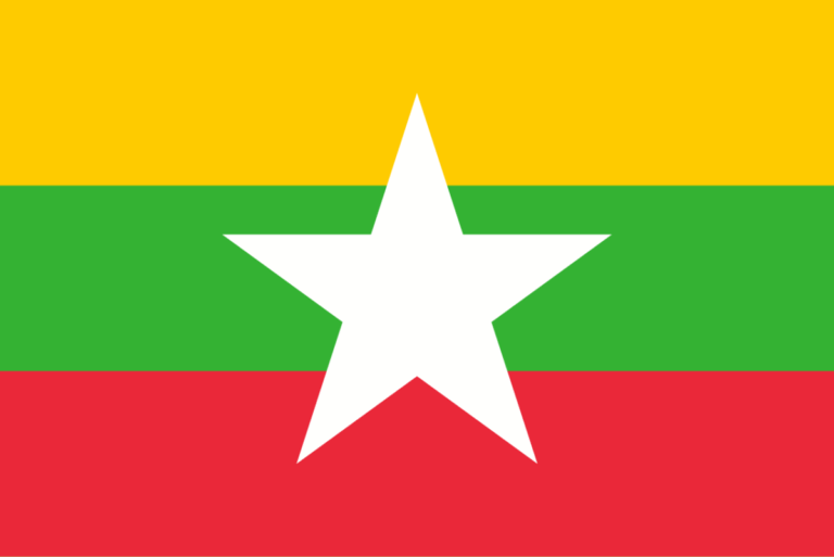 Bandera de Birmania