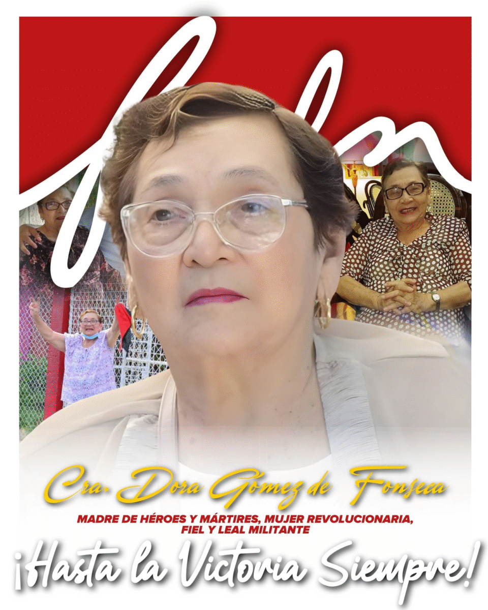Adiós a Dora Gómez, madre de héroes y militante ejemplar