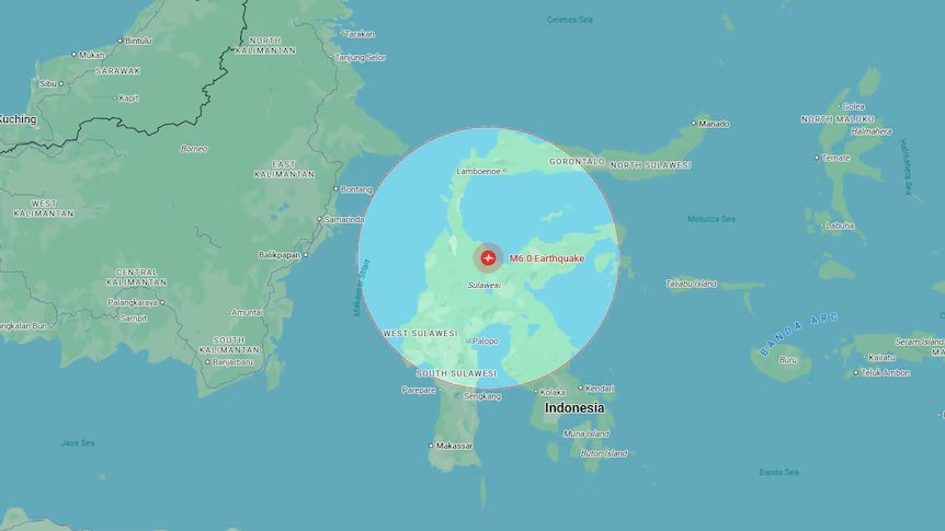 Pánico en iglesias y mercados: sismo superficial golpea distrito de Poso en Indonesia