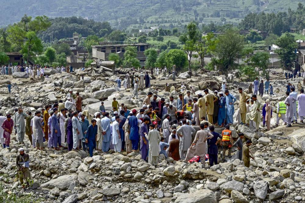 Desastre natural en Pakistán: casi 3,000 viviendas destruidas y 18,000 personas rescatadas