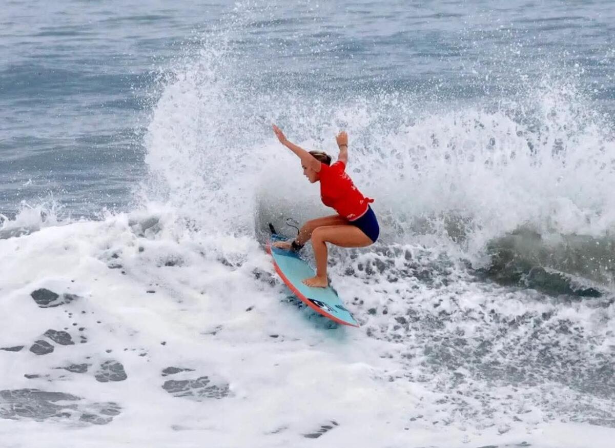 Candelaria Resano, plata en el torneo de Surf en Panamá