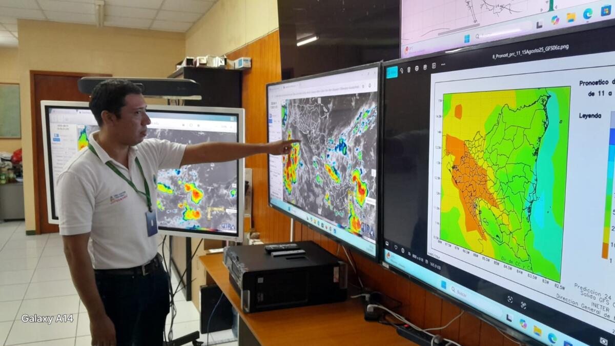 Manuel Prado responsable de Cambio Climático del INETER