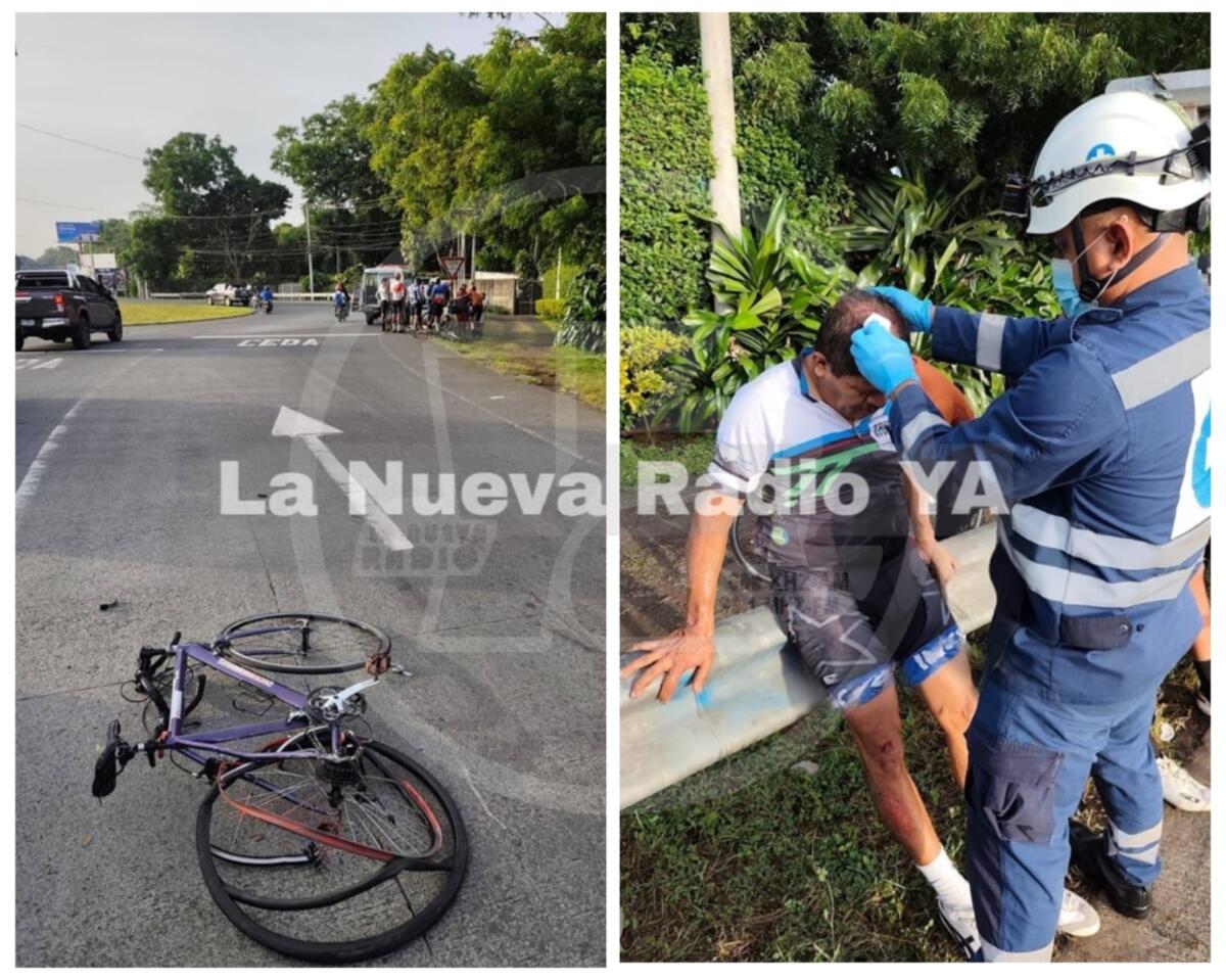Ciclista herido tras ser atropellado por un taxi en Nindirí