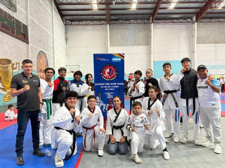 Nicaragua gana 12 oros en Copa Internacional de Taekwondo en Honduras