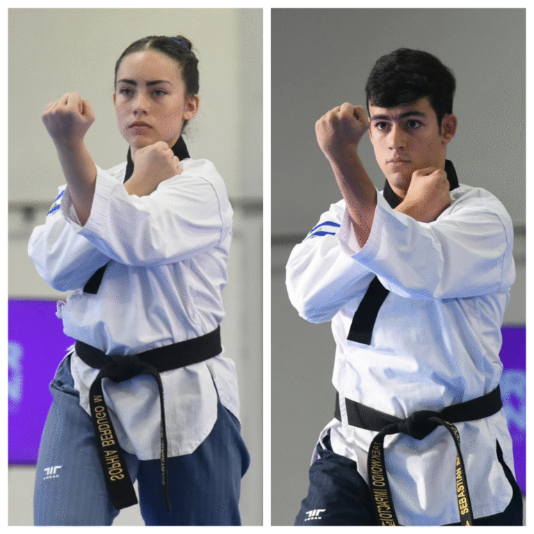 Los hermanos Sophia y Sebastian Berdugo