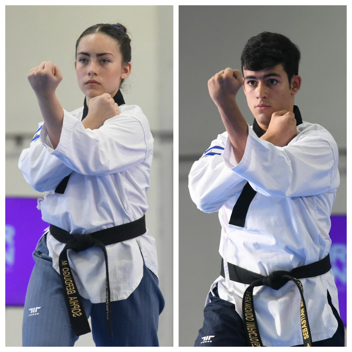 Los hermanos Sophia y Sebastian Berdugo