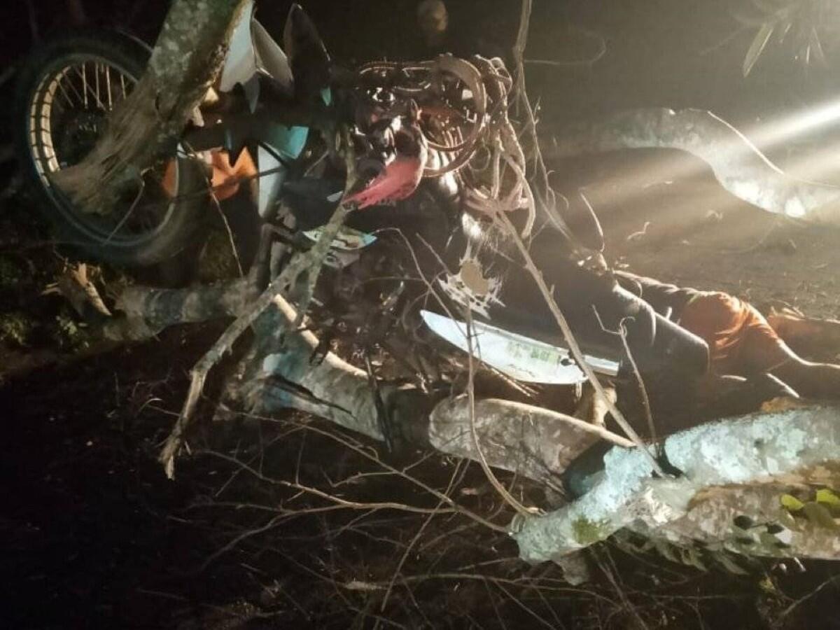 Motociclista herido en accidente con árbol en Jinotepe