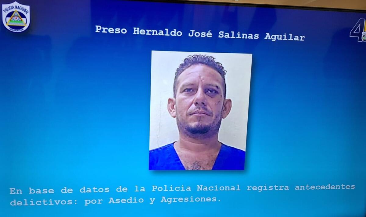 Hernando José Salinas Aguilar está preso
