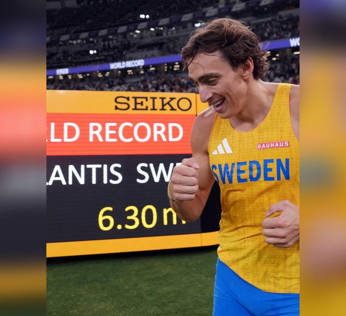 Duplantis logra récord mundial con 6,30 m en Tokio 2025