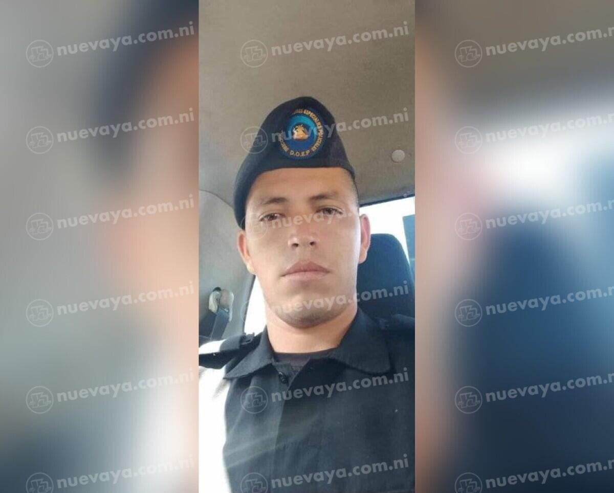 El agente de policía policía Noel Antonio Reyes, de 30 años