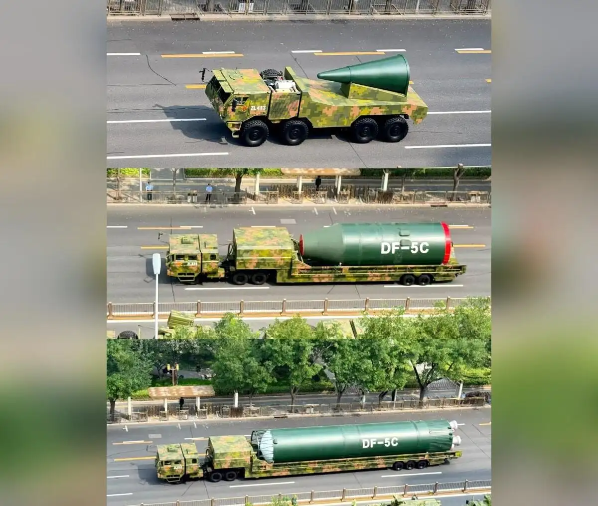 DF-5C: tres partes de un misil en tres vehículos separados Esta arma estratégica de China es un auténtico monstruo