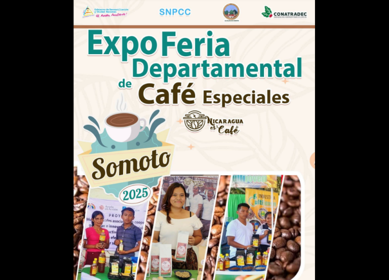 Expo Feria «Nicaragua es Café» Somoto 2025 impulsa la sostenibilidad y la calidad del grano en Madriz