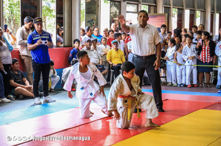 Campeonato infantil de judo une a la niñez bajo el lema «Todos Somos San Jacinto»