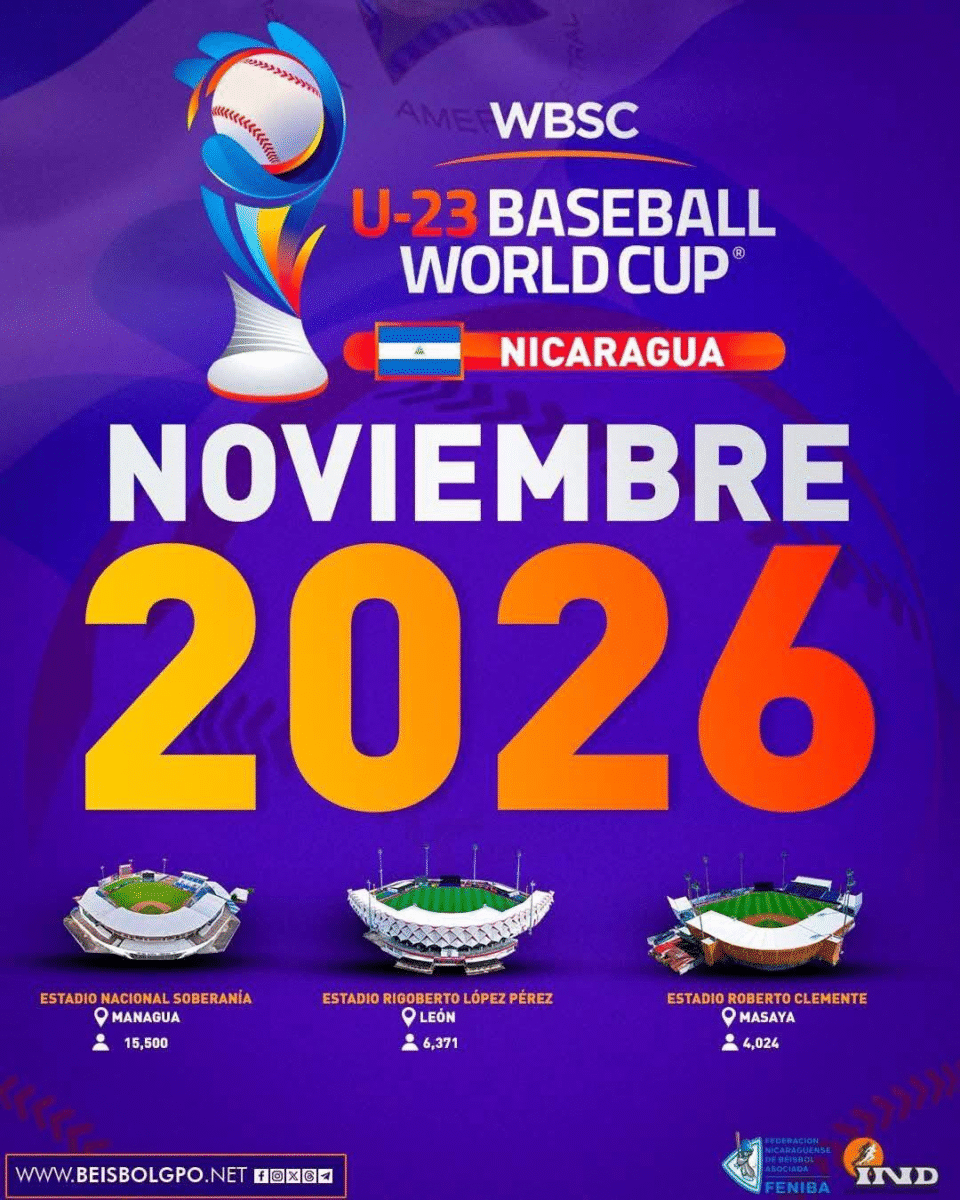 Copa Mundial U-23 de Béisbol 2026 en Nicaragua