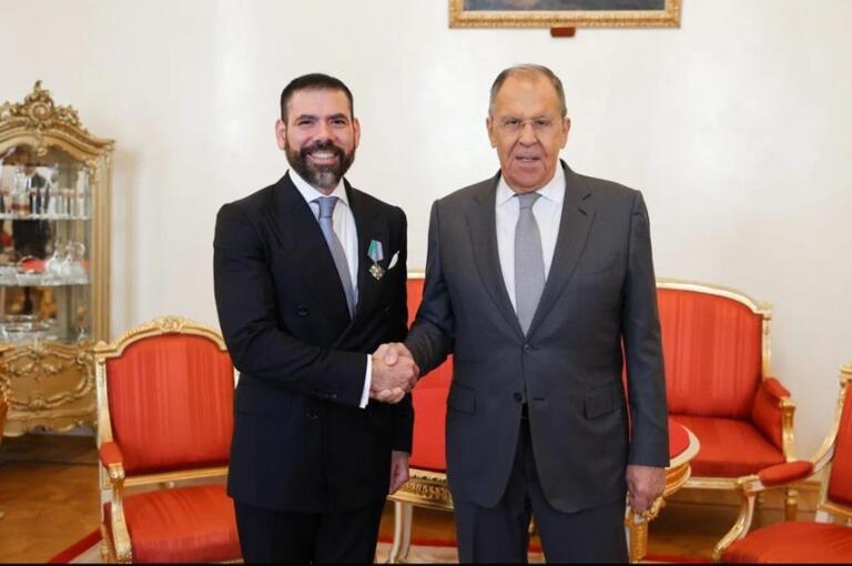 Canciller ruso condecora a Laureano Ortega Murillo por su labor en la Cooperación Internacional