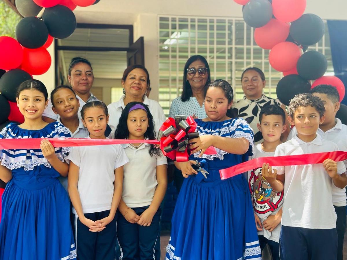 Mejoras en la escuela Augusto Calderón Sandino Estelí
