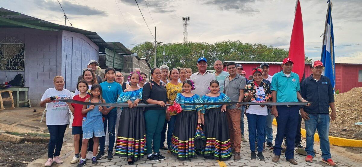 Nandaime mejora con nuevas calles adoquinadas y viviendas