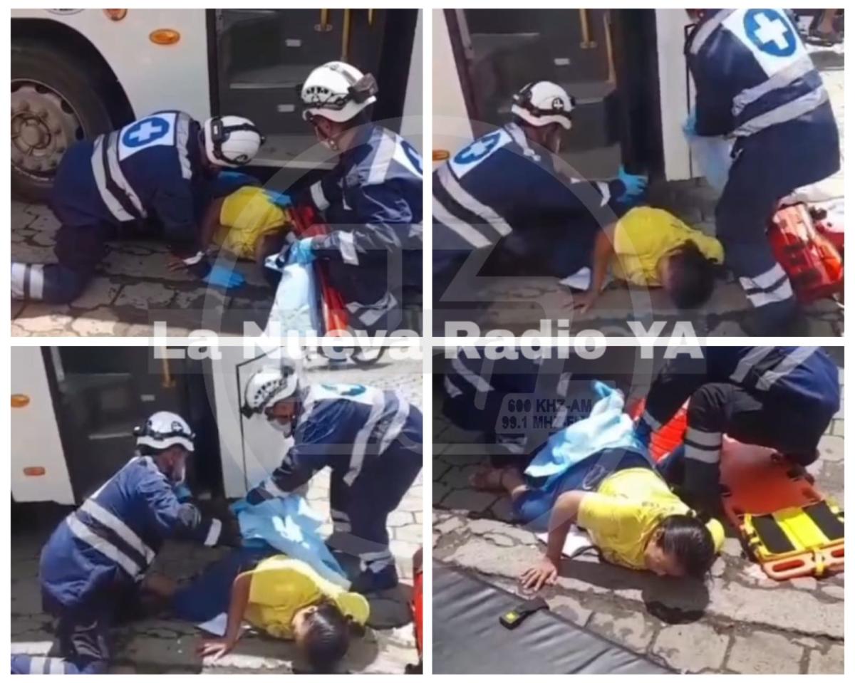 Accidente de bus en Managua deja grave a María Núñez
