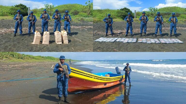 Ejército de Nicaragua asesta duro golpe al narcotráfico incautando 102 paquetes de cocaína en Salinas Grandes