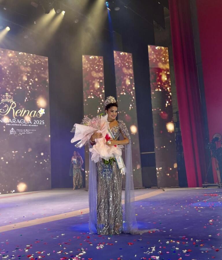 La matagalpina Gretel Gámez es coronada Reina Nicaragua 2025