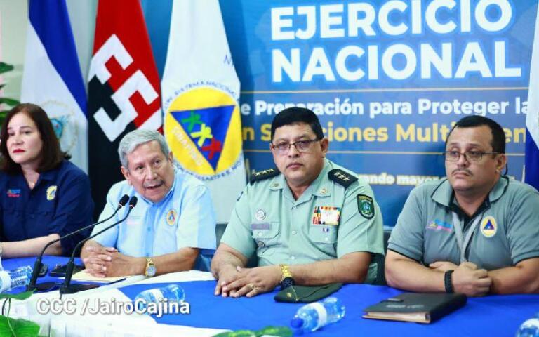 Nicaragua impactada por un potente huracán, es el escenario el jueves del III Ejercicio Multiamenazas
