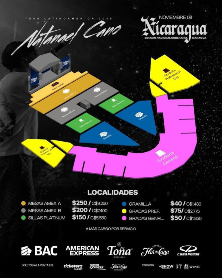 Ya están a la venta los boletos para concierto de Natanael Cano en Nicaragua