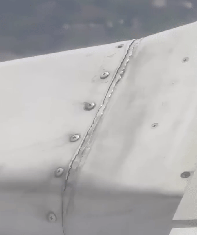 Graban tornillos sueltos en ala de Boeing en Tailandia, en pleno vuelo