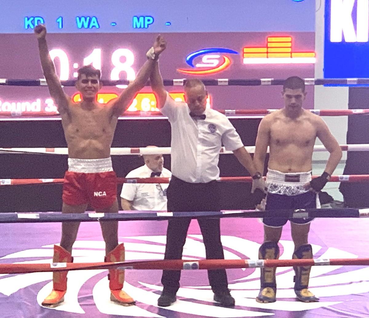 El atleta nicaragüense Walter Reyes 