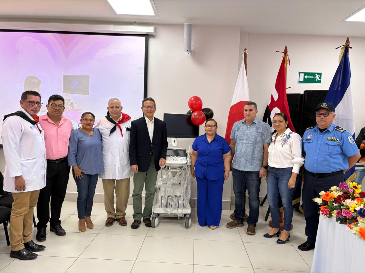 Japón dona moderno equipo médico a Nicaragua