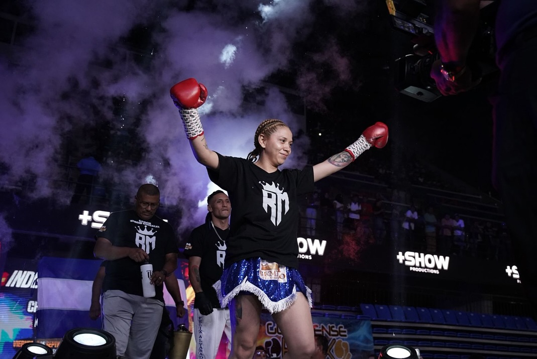 La boxeadora nicaragüense Roxana Mendoza