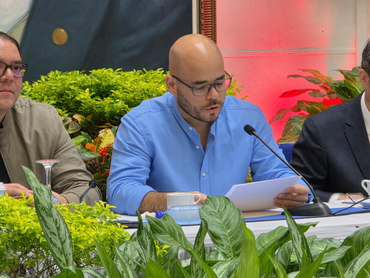 Compañero Daniel Edmundo Ortega Murillo, Coordinador de Medios del Consejo de Comunicación y Ciudadanía de la República de Nicaragua