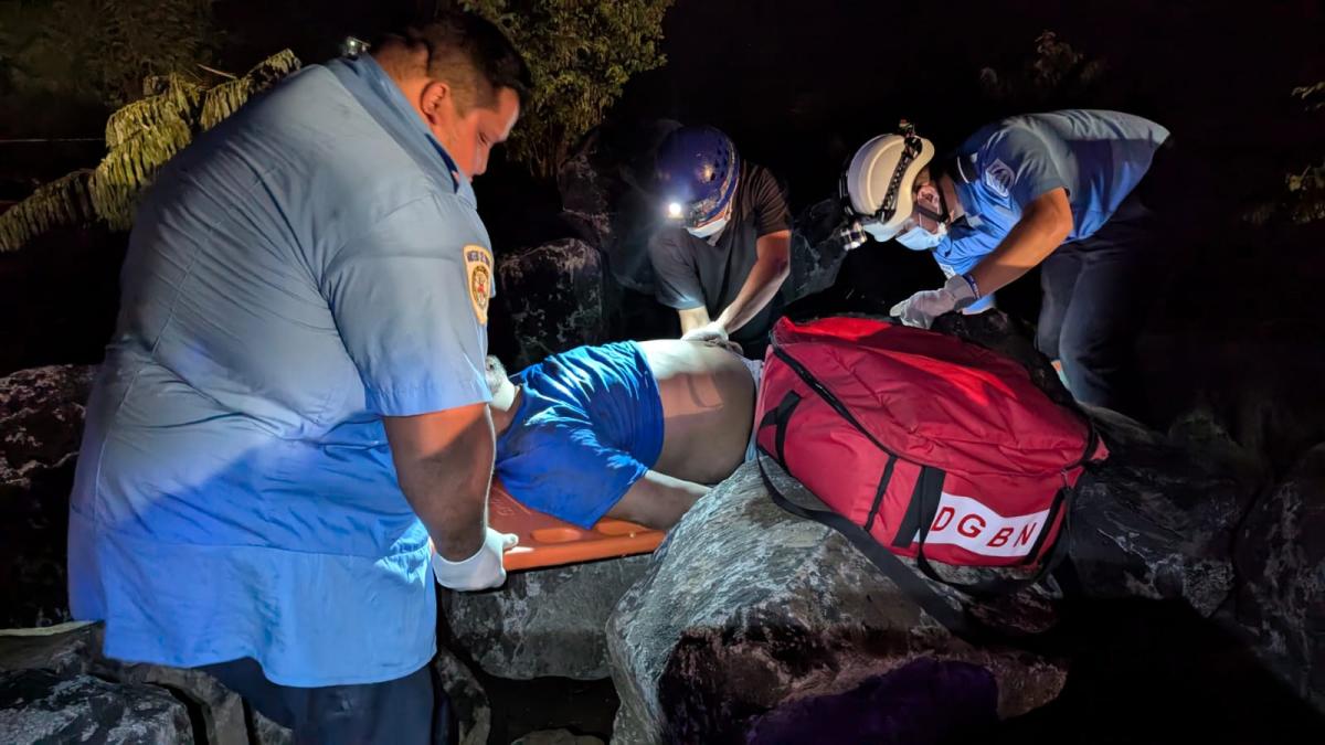 Grave accidente de motocicleta en la Carretera Vieja a León