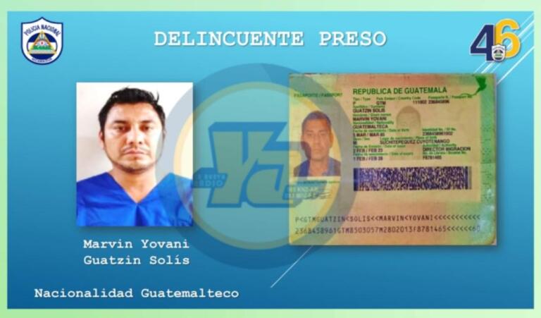 Policía Nacional incauta 650 kilos de cocaína y captura a guatemalteco en Rivas