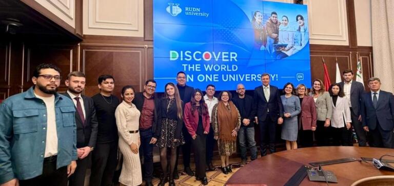 Delegación nicaragüense realiza visita oficial a la Universidad Patrice Lumumba en Moscú