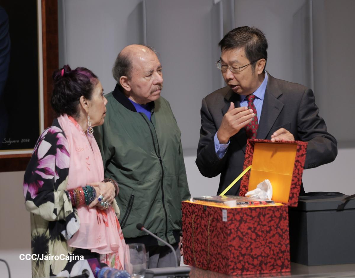 Los Copresidentes de Nicaragua brindan calurosa despedida al Embajador de China Chen Xi tras culminar exitosa misión diplomática