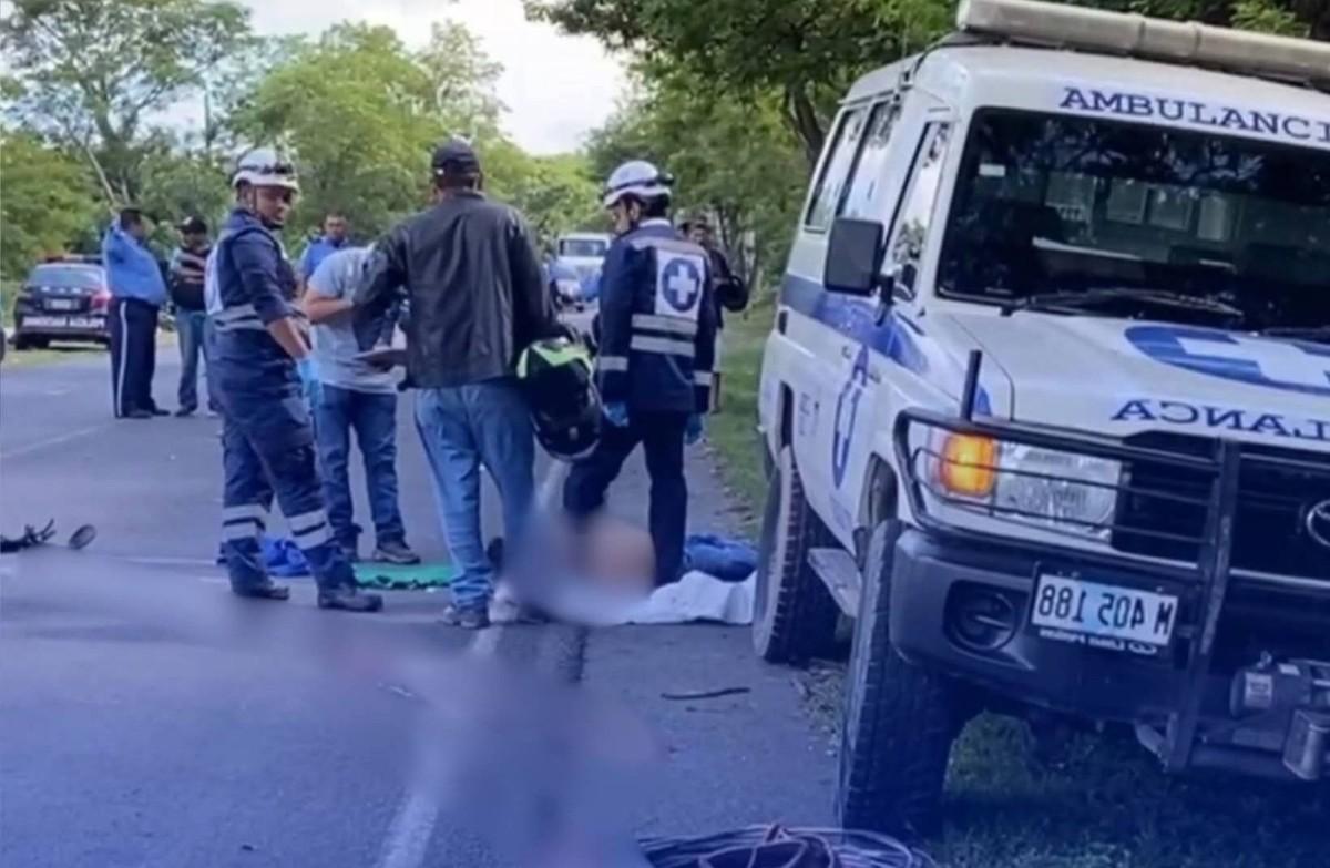 Tragedia en Ocotal: muere motociclista en choque múltiple