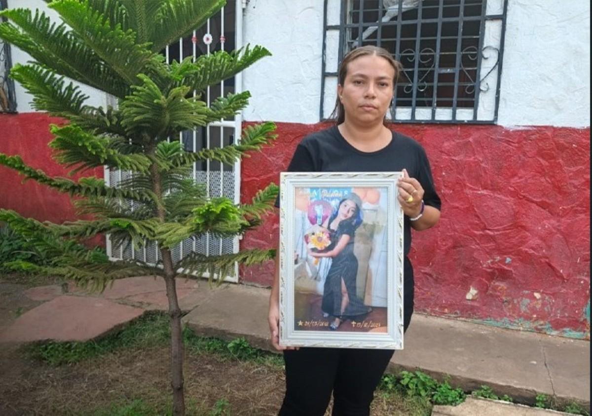 Lidia Carolina Calderón, madre de la adolescente de 13 años que falleció ahogada