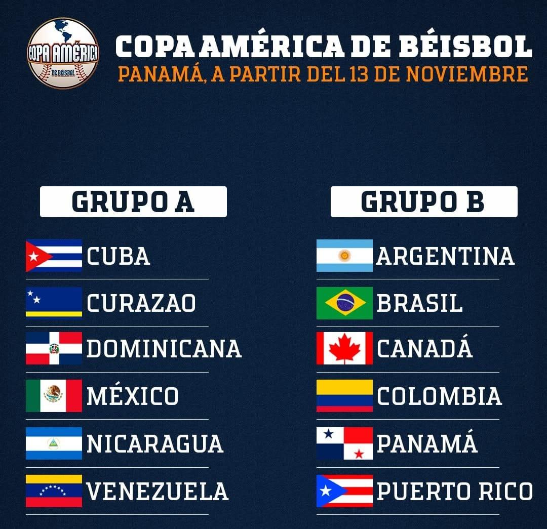 Copa América de Béisbol 2024 se jugará en Panamá