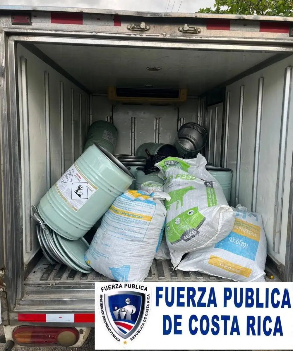 Detenidos con 250 kilos de cianuro en San Carlos