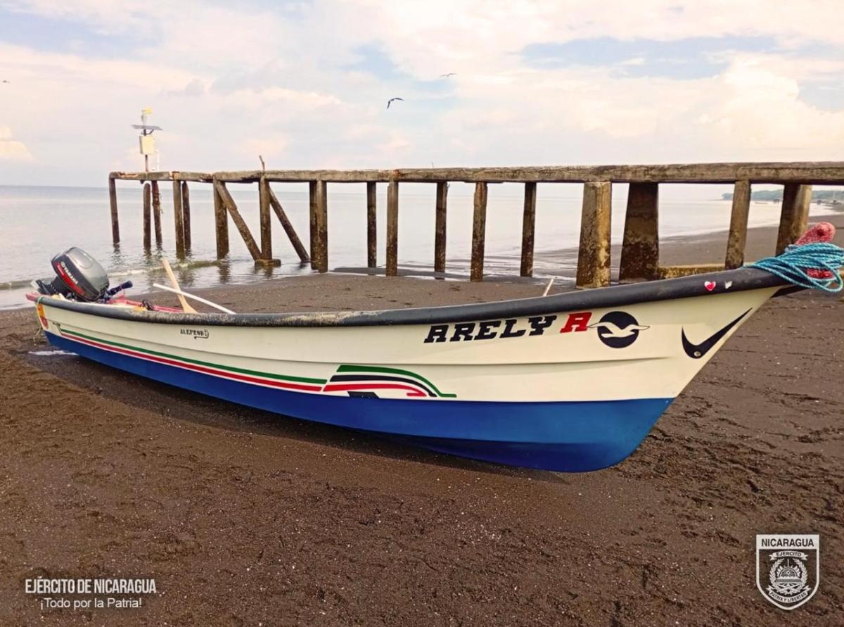 Retienen embarcación salvadoreña en aguas de Nicaragua