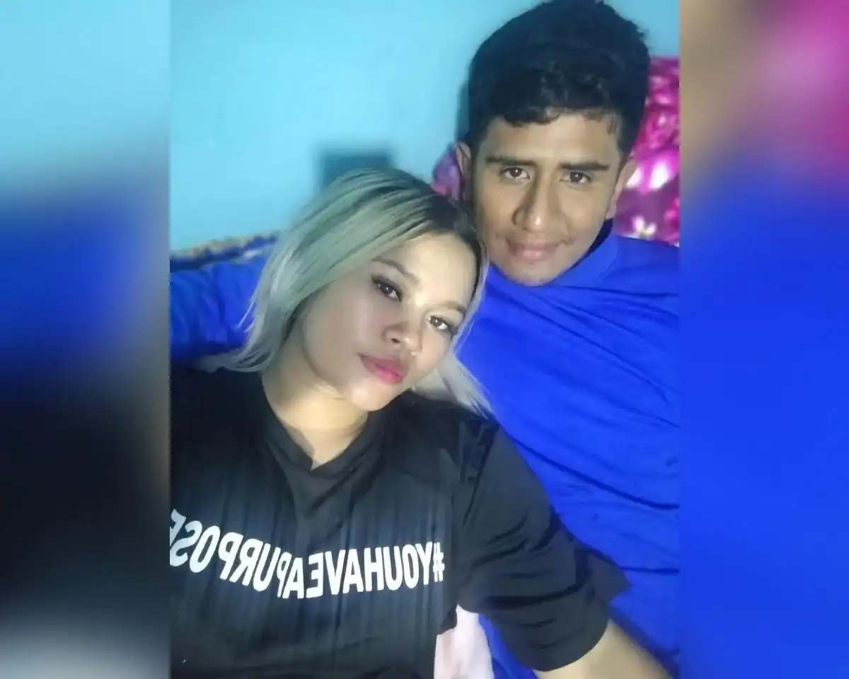 Las víctimas José Aníbal Palacios y Alondra Eveleny Bermúdez