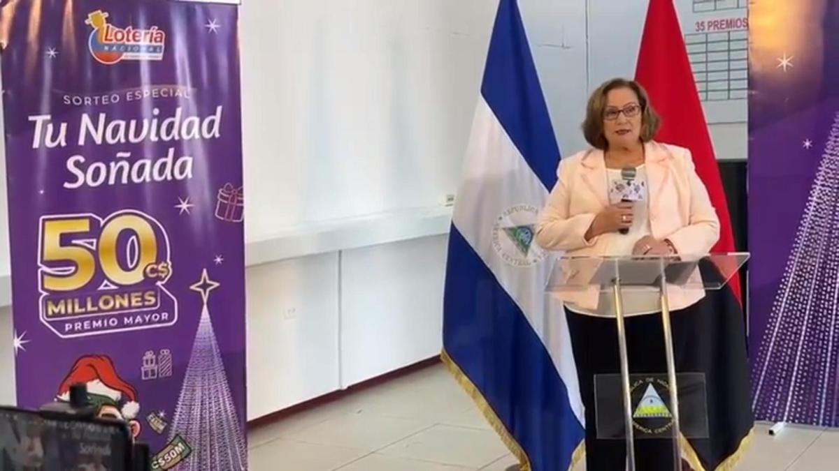 Lotería Nacional lanza sorteo navideño con premio mayor de 50 millones de córdobas