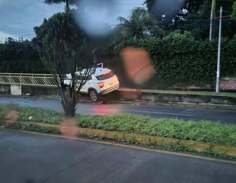 Policía Nacional determina que «La Juan Pablo» no iba bolo al momento de chocar su camioneta