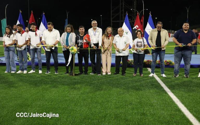 Juventud Sandinista recibe nuevo Estadio Miguel “Chocorrón” Buitrago