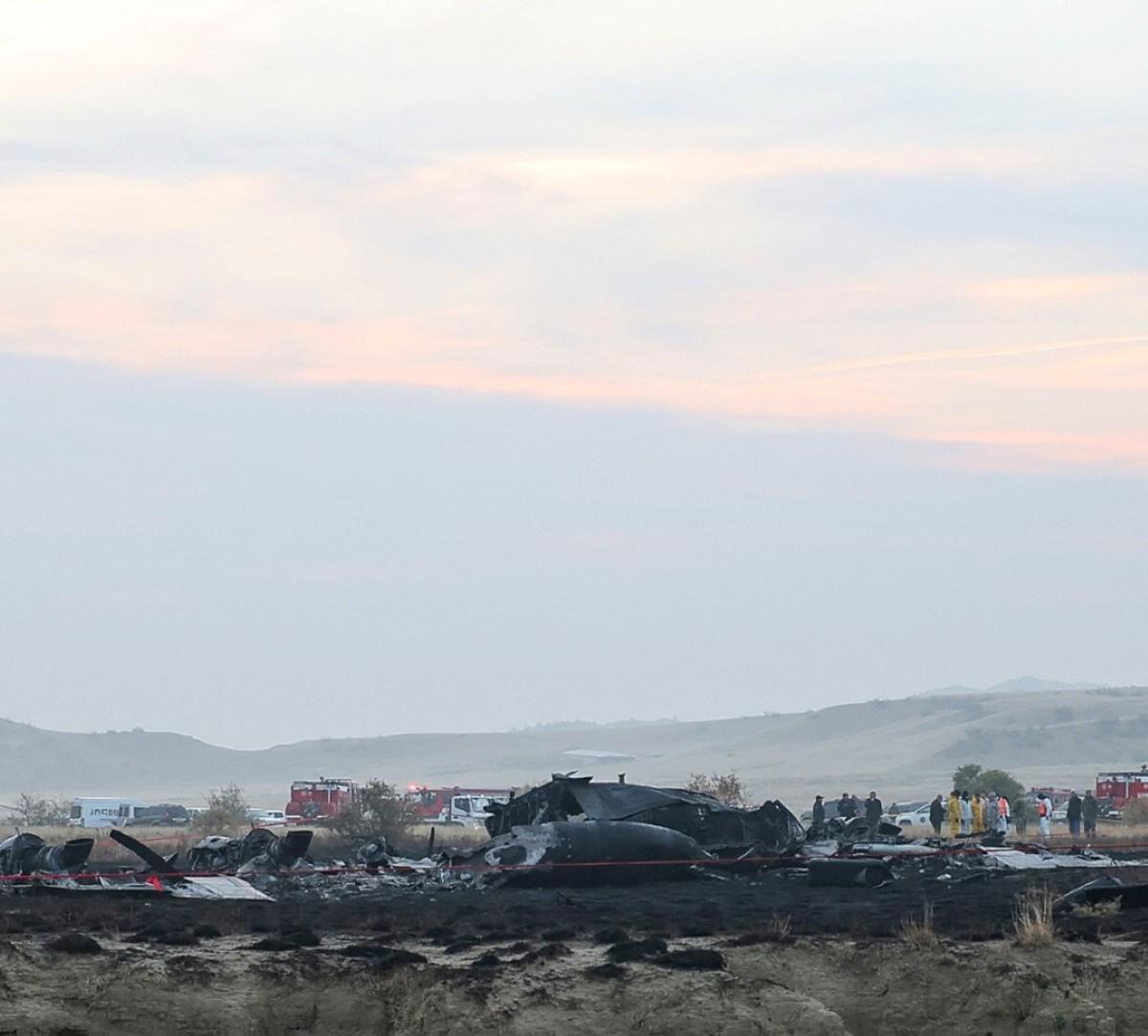 Turquía confirma la muerte de los 20 militares a bordo del avión de carga que se estrelló en territorio georgiano cerca de Azerbaiyán