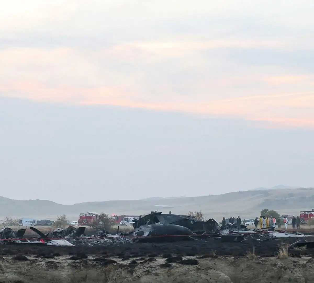 Turquía confirma la muerte de los 20 militares a bordo del avión de carga que se estrelló en territorio georgiano cerca de Azerbaiyán