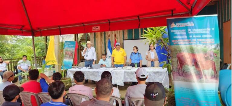 IPSA refuerza estrategias sanitarias con ganaderos de El Ayote contra el gusano barrenador