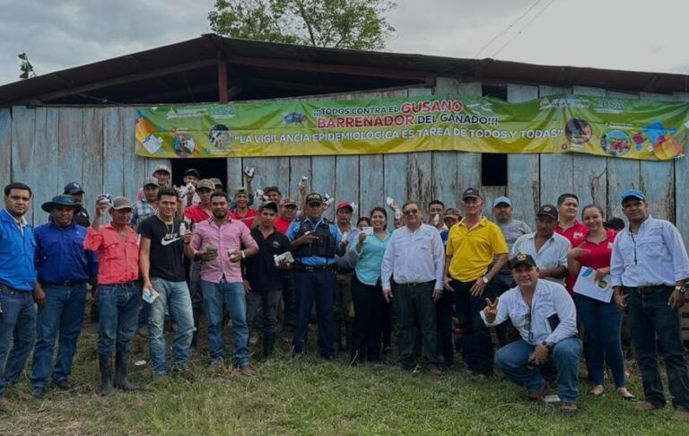 IPSA fortalece sanidad bovina con productores de Nueva Guinea y El Almendro